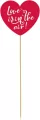 Dekoracja papierowa Love is in the air 10x30cm - tantis.pl