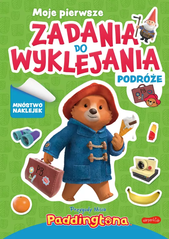 Podróże. Przygody Misia Paddingtona. Moje pierwsze zadania do wyklejania - tantis.pl