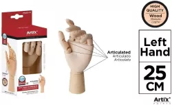 Model dłoni Lewa drew do nauki rysowania 25,5cm