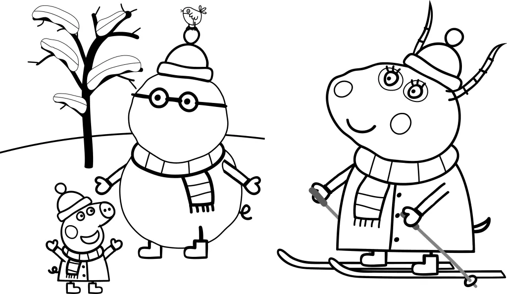 Peppa Pig. Kolorowanki naklejanki cz.2 - tantis.pl