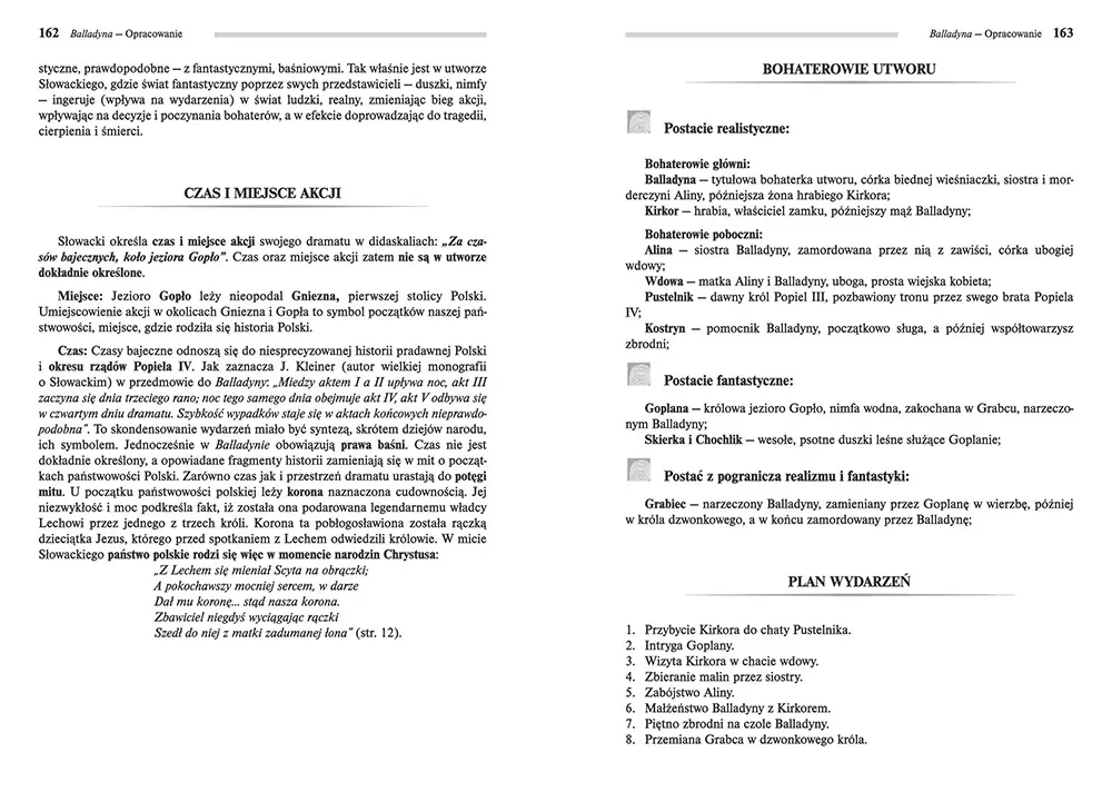 Balladyna. Wydanie z opracowaniem i streszczeniem - tantis.pl