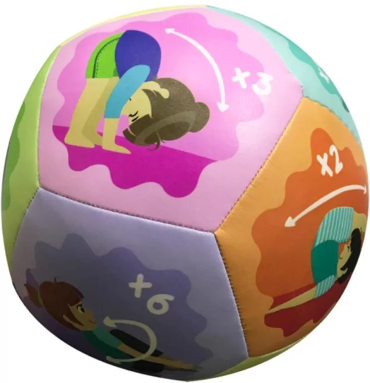 Duża, miękka piłka do ćwiczeń. Barbo Toys - tantis.pl