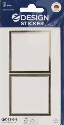 NAKLEJ RAMKA KWADRAT ZLO 80X160 4404 ZF B/C