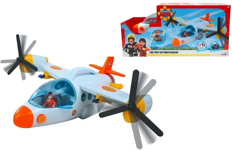 Simba. Strażak Sam. Samolot ratunkowy, 42cm - tantis.pl