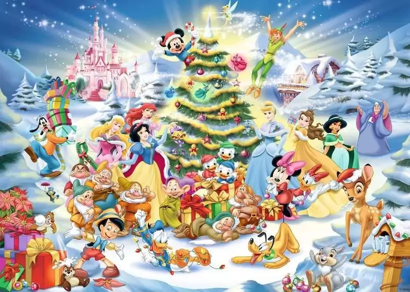 Puzzle 1000. Disney Boże Narodzenie - tantis.pl