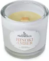 Świeczka sojowa Hinoki Amber biała 170g - tantis.pl