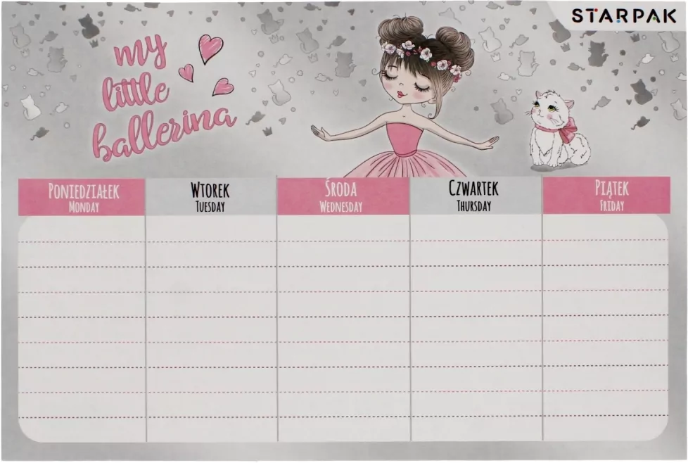 Plan lekcji z tabliczką mnożenia - tantis.pl