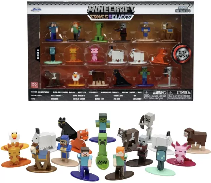 Jada Minecraft Metal fig 18-pak 4cm W13 - tantis.pl