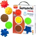 Sensorki Tullo. Piłki sensoryczne 5szt bez dziurki - tantis.pl