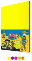 Papier ksero A4 75g 5 kolorów 100 arkuszy neon