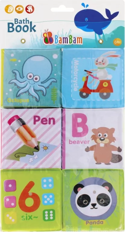Miękkie klocki 6 sztuk - tantis.pl