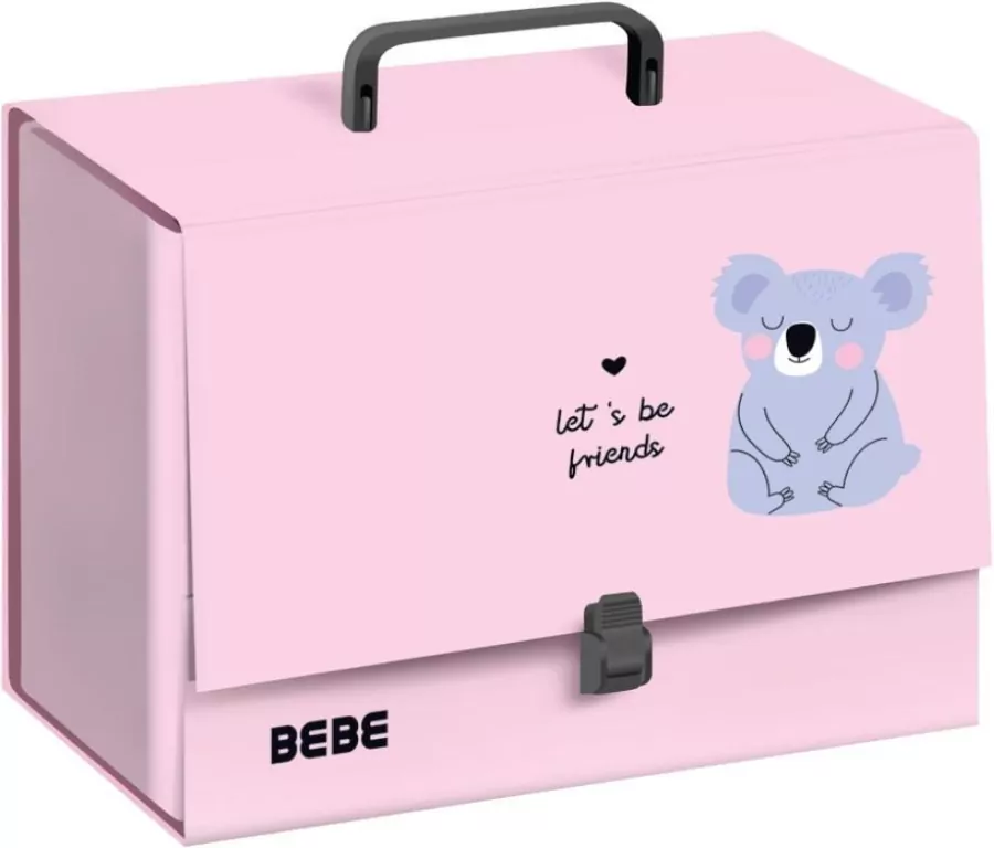 Teczka z rączką C4 10cm Bebe Kids Pastel - tantis.pl