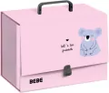 Teczka z rączką C4 10cm Bebe Kids Pastel - tantis.pl