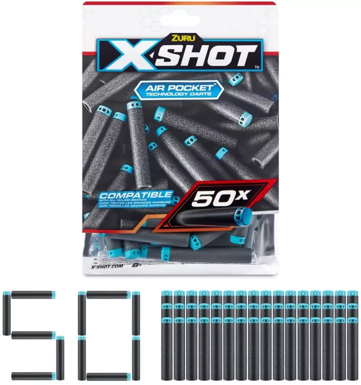 X-SHOT Excel. Zestaw, 50 strzałek - tantis.pl