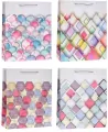 Torebka ozdobna 26x32x10cm hot-stamp mix ROZETTE - tantis.pl