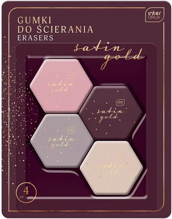 Gumka do mazania Satin Gold 4szt - tantis.pl