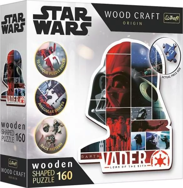 Puzzle drewniane 160. Darth Vader - tantis.pl