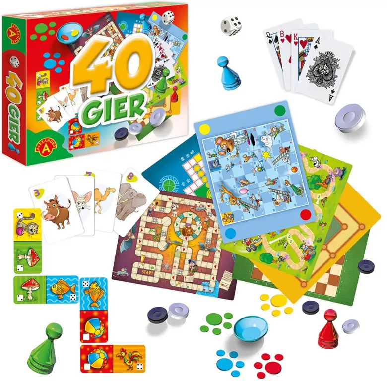 40 gier. Gry rodzinne - tantis.pl