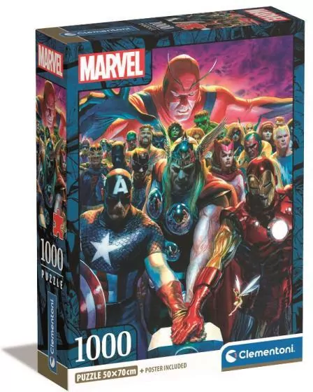 Puzzle 1000. Compact Marvel the Avengers - tantis.pl