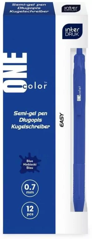 Długopis automatyczny One Color niebieski - tantis.pl