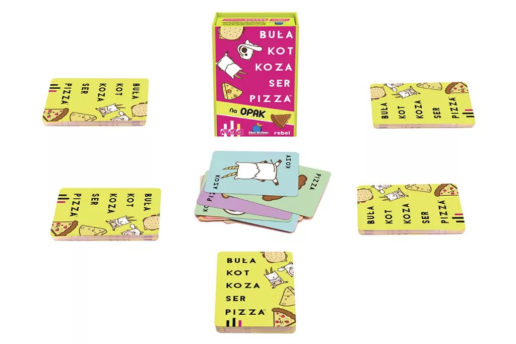 Buła, Kot, Koza, Ser, Pizza. Na opak - tantis.pl