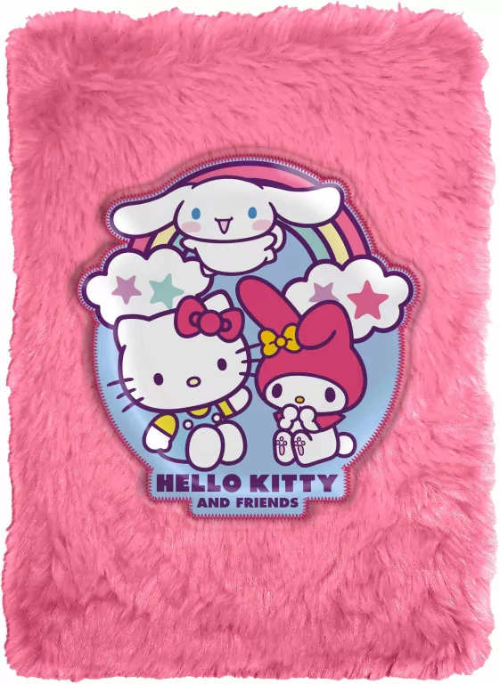 Notatnik pluszowy Hello Kitty HK50186 - tantis.pl