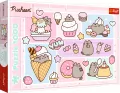 Puzzle 1000 Słodki Pusheen TREFL - tantis.pl