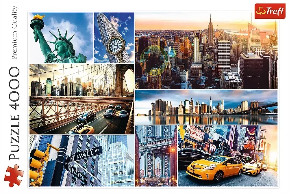Puzzle 4000. Nowy Jork. Kolaż. 45006 - tantis.pl