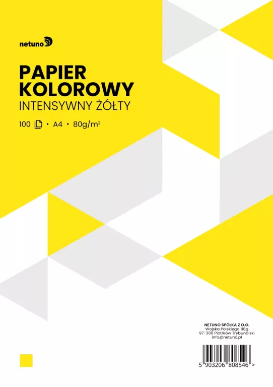 PAPIER XERO KOL A4 80G ZOL INTENS OP100ARK NETU - tantis.pl