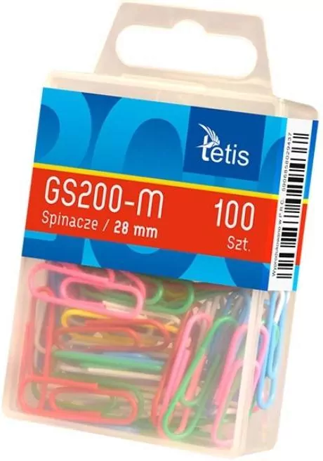 Spinacze okrągłe kolor 28 mm - tantis.pl