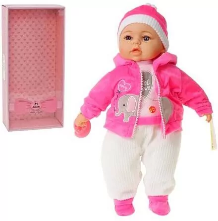 Lalka bobas 45cm z dźwiękiem - tantis.pl