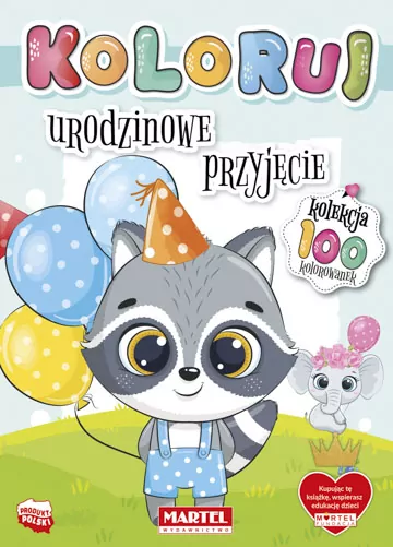 Koloruj. Urodzinowe przyjęcie - tantis.pl