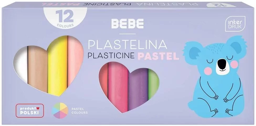 Plastelina. B&B Pastel. 12 kolorów - tantis.pl