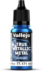 Vallejo: 77.171 - True Metallic Metal - Airbrush - Sapphire Blue (18 ml)