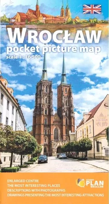 Plan kieszonkowy rys.-Wrocław w.angielska 1:16 500 - tantis.pl