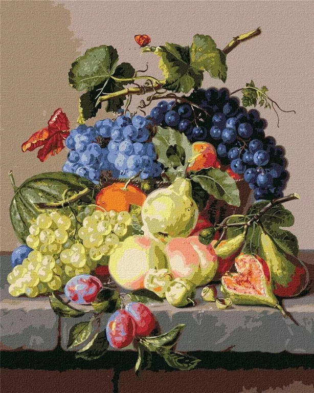Malowanie po numerach - Martwa natura 40x50cm - tantis.pl