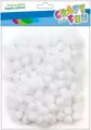 Pompony dekoracyjne białe 1cm 120szt - tantis.pl