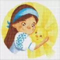 Diamentowa mozaika - Słoneczko 30x30cm - tantis.pl