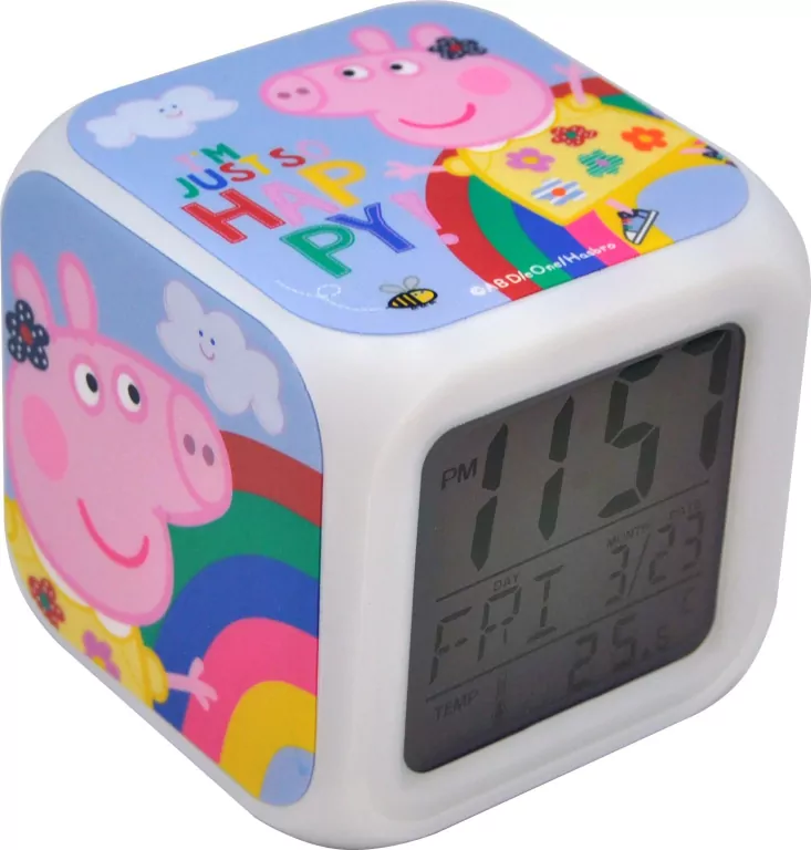 Peppa Pig Budzik cyfrowy z projektorem - tantis.pl