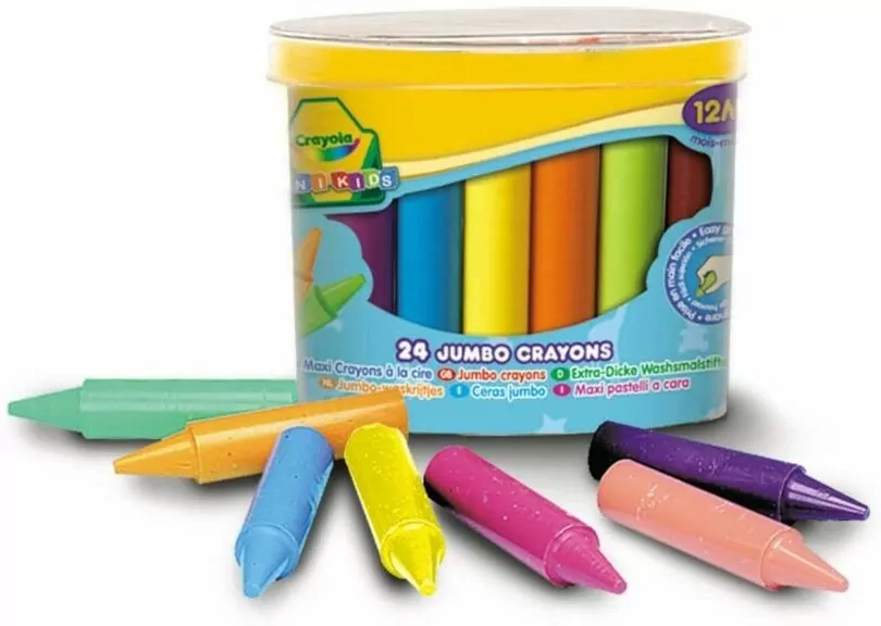 Kredki świecowe, 24 sztuk - tantis.pl