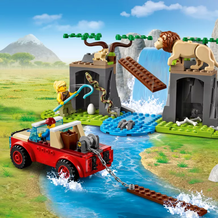 LEGO® City. Terenówka ratowników dzikich zwierząt. 60301 - tantis.pl