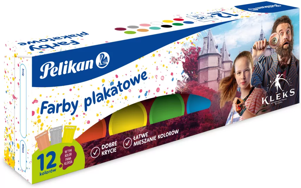 Farby plakatowe w miksie kolorów - tantis.pl