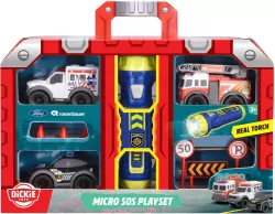 SOS Zestaw 3 pojazdy z latarką