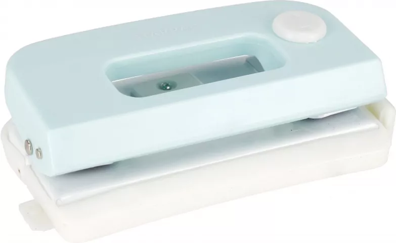 Dziurkacz, pastel niebieski - tantis.pl