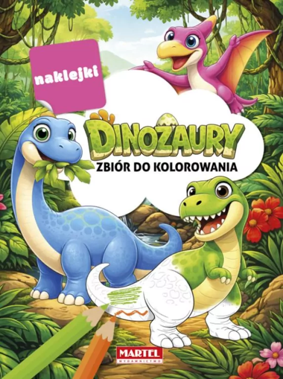 Dinozaury. Zbiór do kolorowania - tantis.pl
