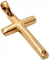 Zawieszka Krzyżyk Pozłacany 23x13mm - tantis.pl