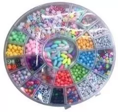 Zestaw kreatywny koraliki 700el