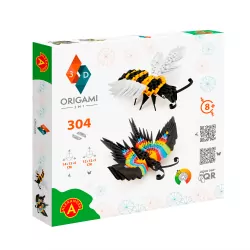 Origami 3D - 2 w 1: motyl i pszczoła