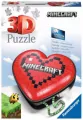 Puzzle 54, 3D. Serce Minecraft - tantis.pl