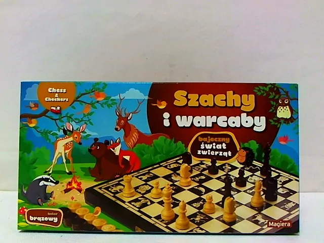 Szachy i warcaby "bajka" MAGIERA - tantis.pl